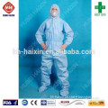 Cleanroom navy blue exposure suit disposable coverall